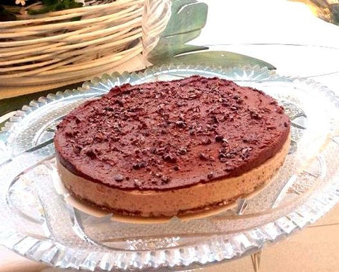 Crostata banana e cioccolato senza cottura | Pinkfoodshop