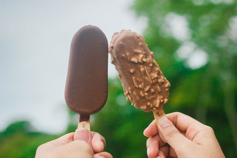 Gelati vegani ricoperti multi gusto | Pinkfoodshop