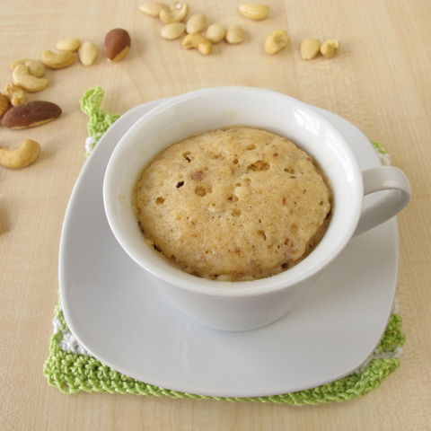 Mug cake al burro di arachidi