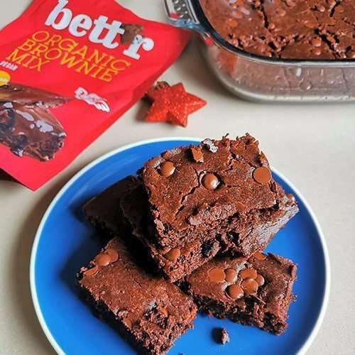 Mix per brownie al cioccolato senza glutine biologici Bett’r