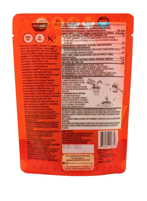 Fettuccine di Konjac- Miracle Noodle