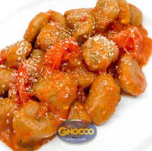 Gnocchi vegan di lenticchie rosse Lo Gnocco