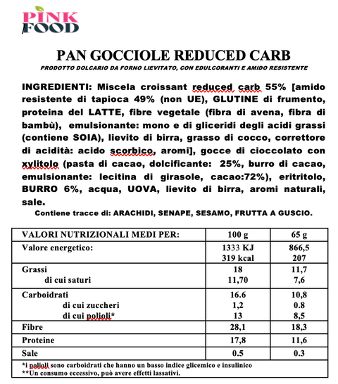 Pangocciole Low Carb - Pinkfood Shop