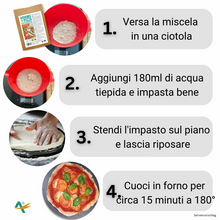 Preparazione passo passo pizza low carb Adams Avanti