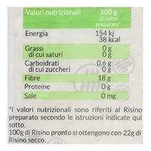 Valori riso di konjac secco