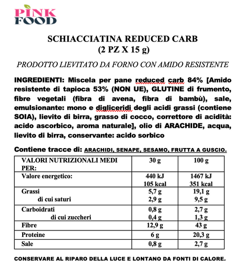 schiacciatine low carb pinkfood