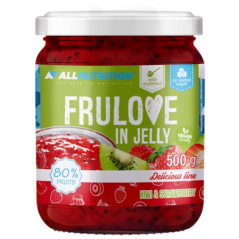 Kiwi e fragola in gelatina senza zucchero Frulove - All Nutrition