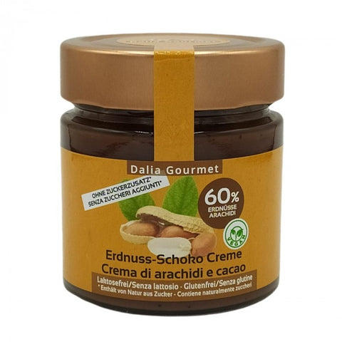 Crema di arachidi e cacao senza zucchero Dalia 