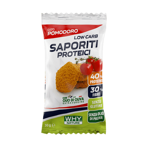 Snack low carb proteico al pomodoro Why Nature