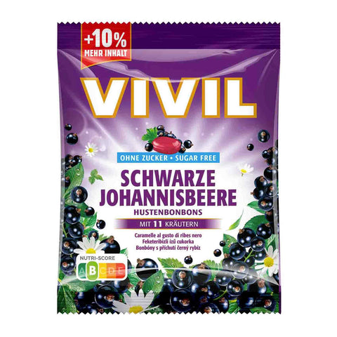 Caramelle dure senza zucchero al ribes nero