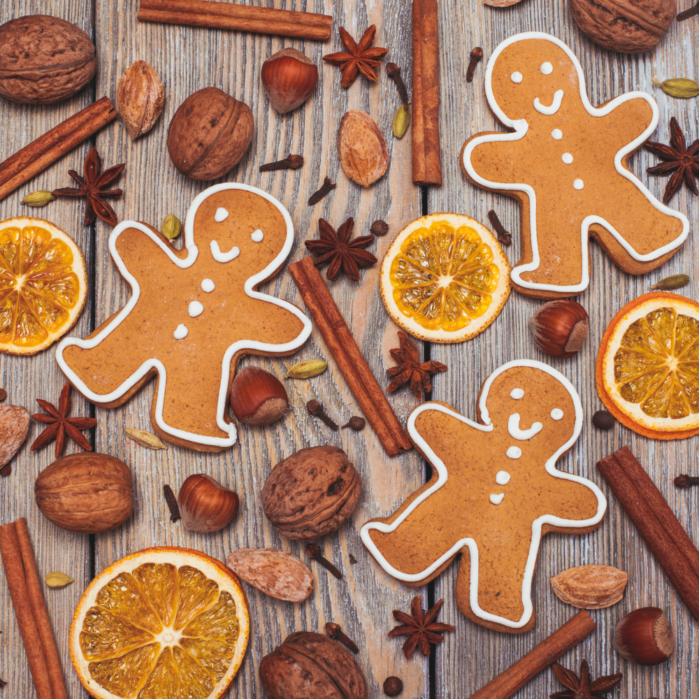 Gingerbread biscotti low carb senza zucchero di Natale