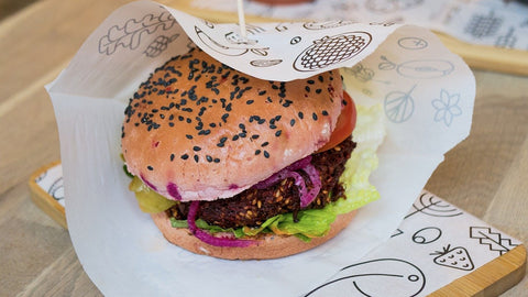 Burger di barbabietola e quinoa | Pinkfoodshop