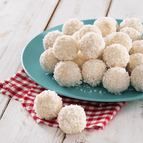 Palline di cocco keto Raffaello senza zucchero ricetta