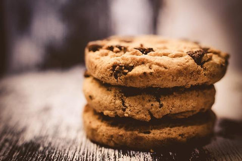 Cookies alle gocce di cioccolato senza zucchero | Pinkfoodshop