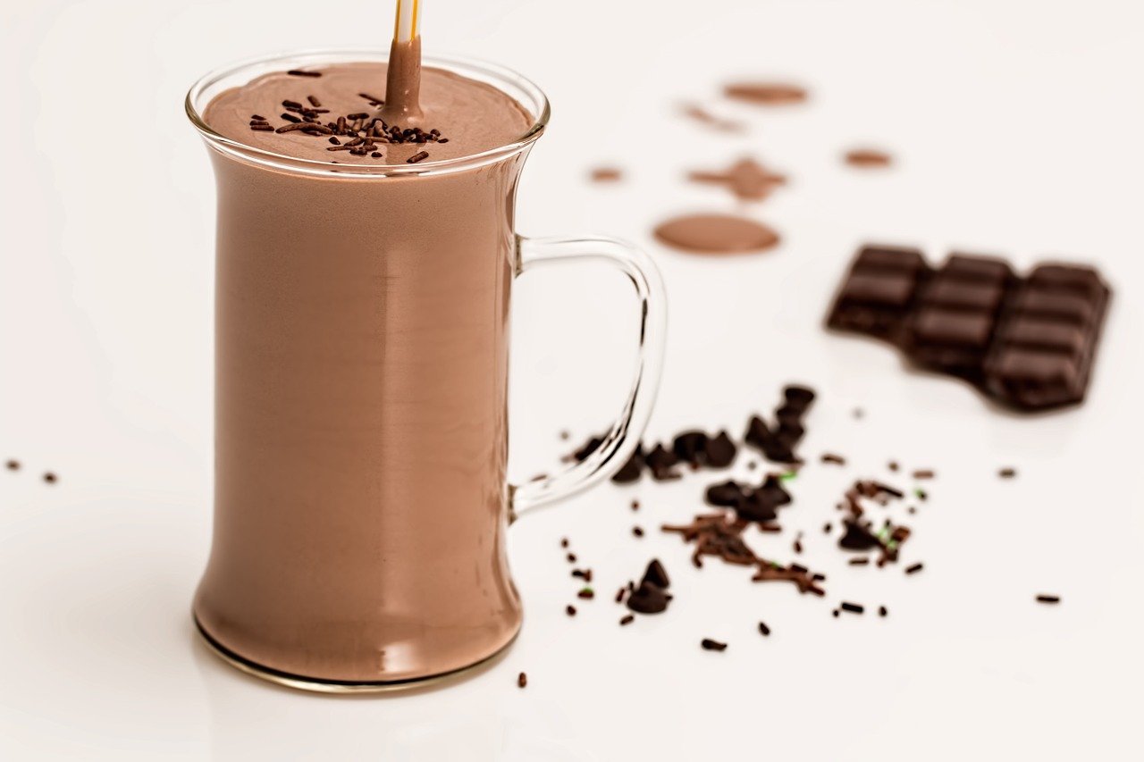Frullato al cioccolato e arachidi | Pinkfoodshop