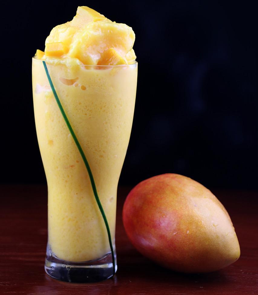 Frullato di mango e banana antiossidante | Pinkfoodshop