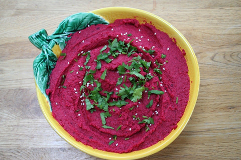 Hummus di barbabietola | Pinkfoodshop