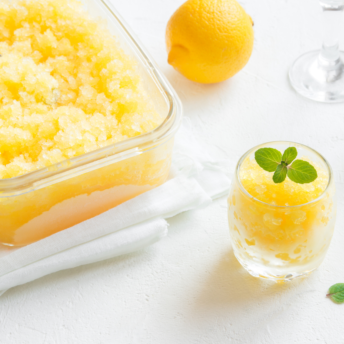 Granita al limone senza zucchero ricetta