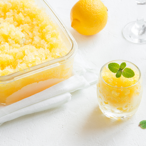 Granita al limone senza zucchero ricetta