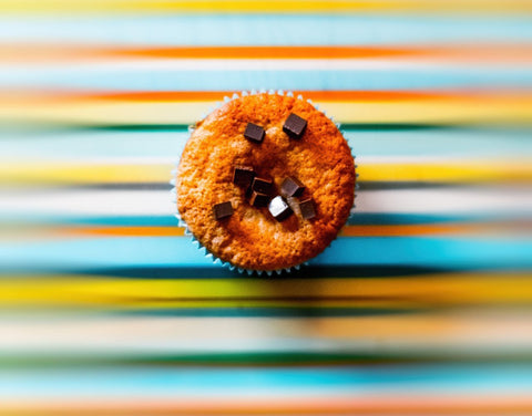 Muffin leggeri al cioccolato e banana, la ricetta facile | Pinkfoodshop