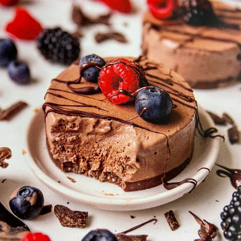 Torta gelato al cioccolato senza zucchero keto friendly