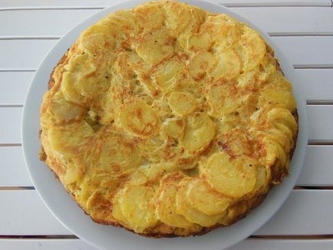 Tortilla di patate, ricetta vegana senza uova | Pinkfoodshop