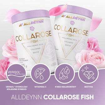 Collagene marino gusto lamponi selvatici acido ialuronico AllDeynn