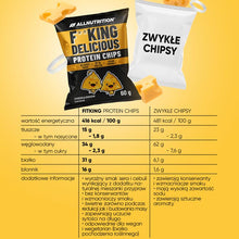 Chips proteiche cipolla e formaggio comparazione All Nutrition