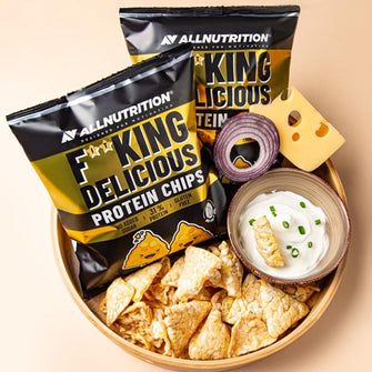 Chips proteiche cipolla e formaggio light All Nutrition