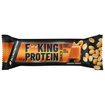 Barretta proteica al caramello e arachidi snack Fitking Protein All Nutrition