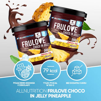 Ananas al cioccolato in gelatina Frulove dieta All Nutrition