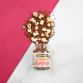 Caffè solubile aromatizzato al popcorn caramellato Beanies