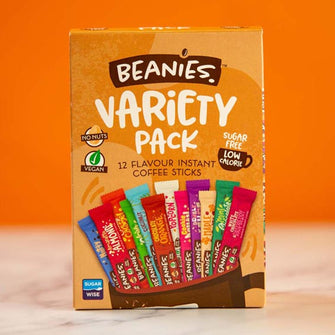 Caffè solubile aromatizzato e senza zucchero Beanies Multipack