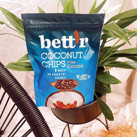 Chips di cocco BIO al cacao 70g senza zuccheri aggiunti Bett’r