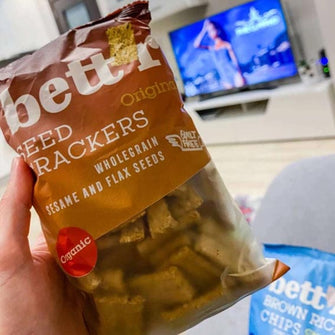 Crackers integrali ai semi biologici gluten free Bett’r