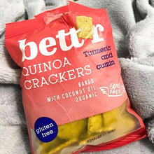Crackers di quinoa curcuma e cumino bio Bett’r