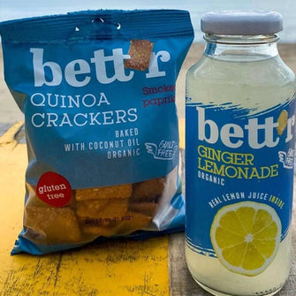 Crackers di quinoa alla paprika senza glutine Bett’r