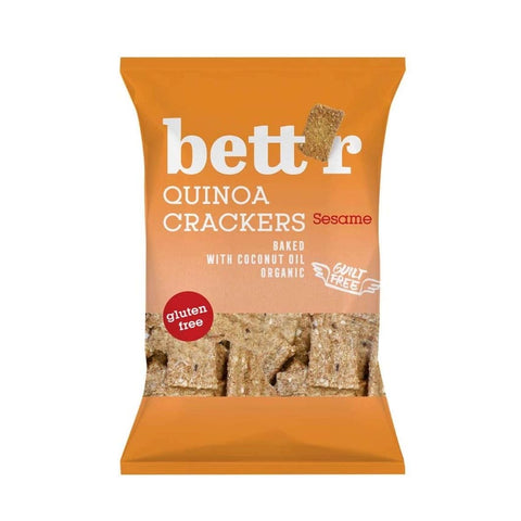 Crackers di quinoa al sesamo senza glutine bio Bett’r