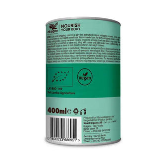 Crema di cocco da montare BIO ingredienti Dragon superfoods