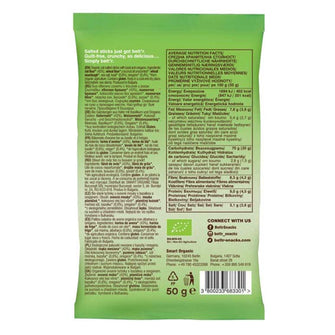 Grissini di avena basilico e origano valori nutrizionali Bett’r