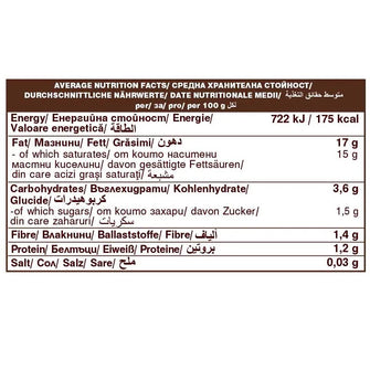 Latte di cocco biologico 17% valori nutrizionali Dragon superfoods