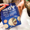 Mini gallette di riso integrale ai semi biologiche senza glutine Bett’r