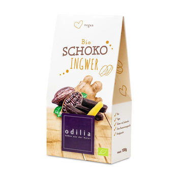Zenzero ricoperto di cioccolato BIO - Odilia
