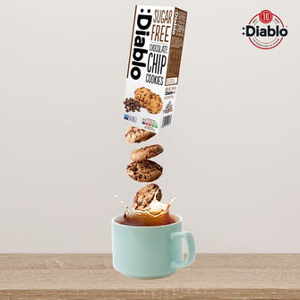 Biscotti con gocce di cioccolato senza zucchero - Diablo