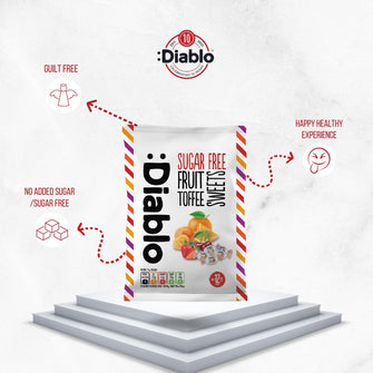 Caramelle mou alla frutta senza zucchero - Diablo