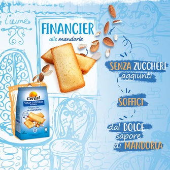 Financier merendina alle mandorle light Cereal