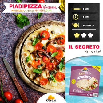 Piadina senza glutine Buonisenza Cereal ricetta piadipzza