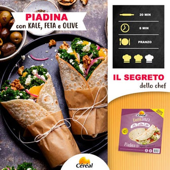 Piadina senza glutine Buonisenza Cereal ricetta