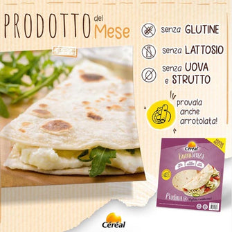 Piadina senza glutine e senza lattosio Buonisenza Cereal