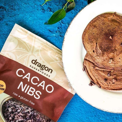 Cacao Nibs fave di cacao crude biologiche tritate senza glutine Dragon superfoods